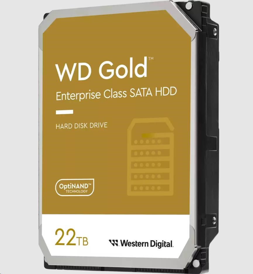 WD GOLD WD221KRYZ 22TB, SATA III 3.5", 512MB 7200RPM, 291MB/s, CMR, Enterprise