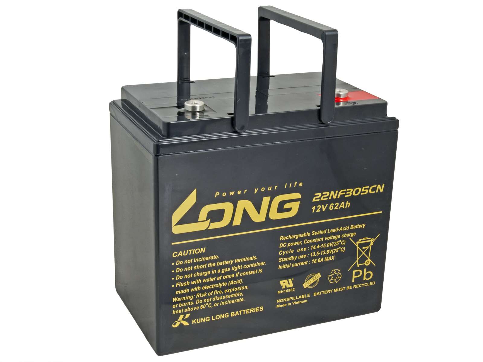AVACOM baterie LONG 12V 62Ah M6 DeepCycle (22NF305CN)