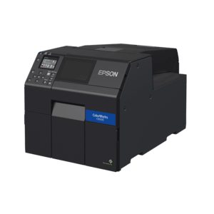 Epson ColorWorks CW-C6000Ae (mk), cutter, disp., USB, Ethernet, black