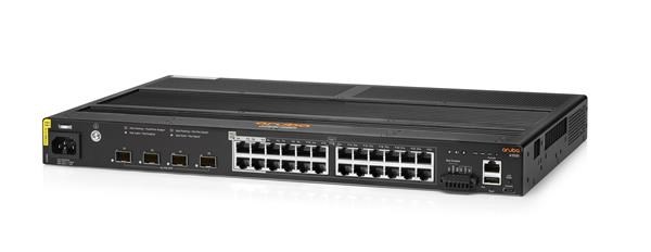 Aruba 4100i 24-port 1GbE (20-port Class 4 POE and 4-port Class 6 POE) 4-port SFP+ Switch JL818AR RENEW