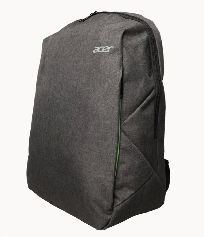 ACER urban backpack, grey & green, 15.6"