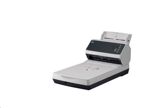 RICOH skener Fi-8250 A4, deska+průchod, 50ppm, 600dpi, LAN RJ45-1000, USB 3.2,ADF 100listů, 8000 listů za den