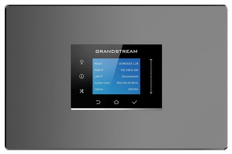 Grandstream UCM6302A VoIP pobočková ústředna, 2 x FXO, 2 x FXS, 2x USB, SD karta rozhraní