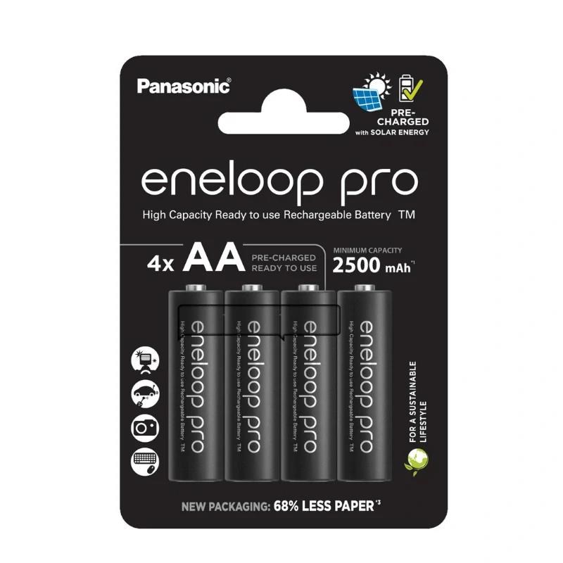 PANASONIC HR6 AA 3HCDE/4BE ENELOOP PRO N, 2500 mAh (Blistr 4ks)