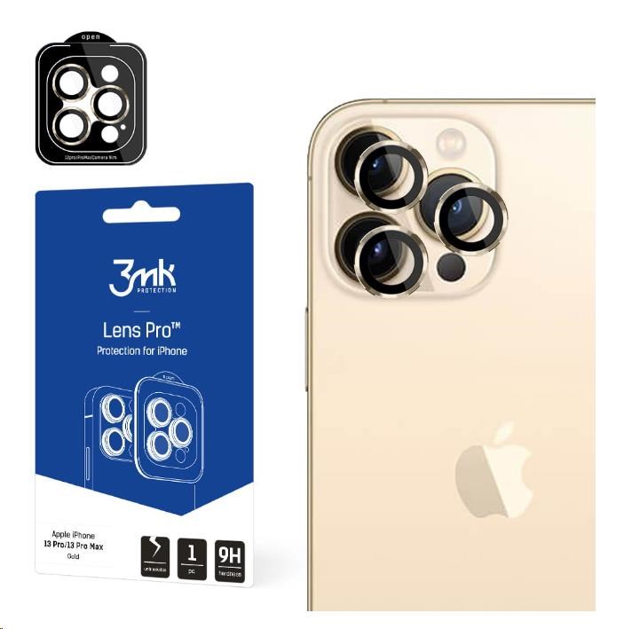 3mk Lens Protection Pro pro Apple iPhone 14 Pro / iPhone 14 Pro Max, zlatá
