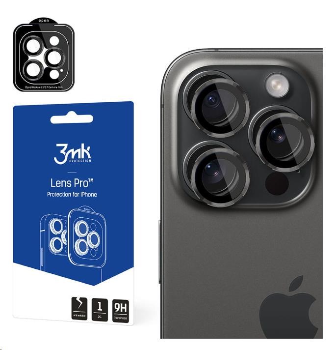 3mk Lens Protection Pro pro Apple iPhone 14 Pro / iPhone 14 Pro Max, grafitová