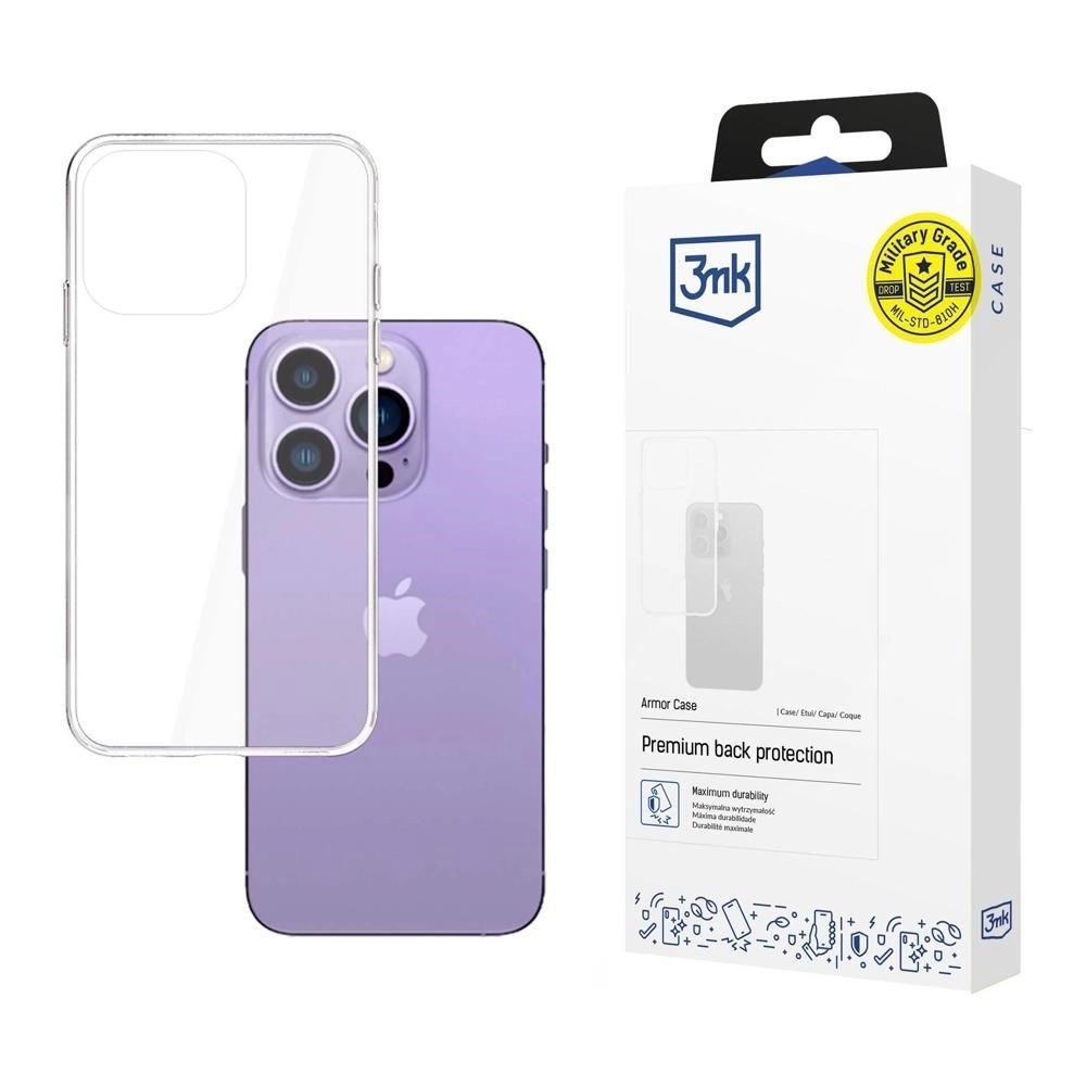 3mk ochranný kryt Armor Case pro Apple iPhone 14 Pro Max, čirá