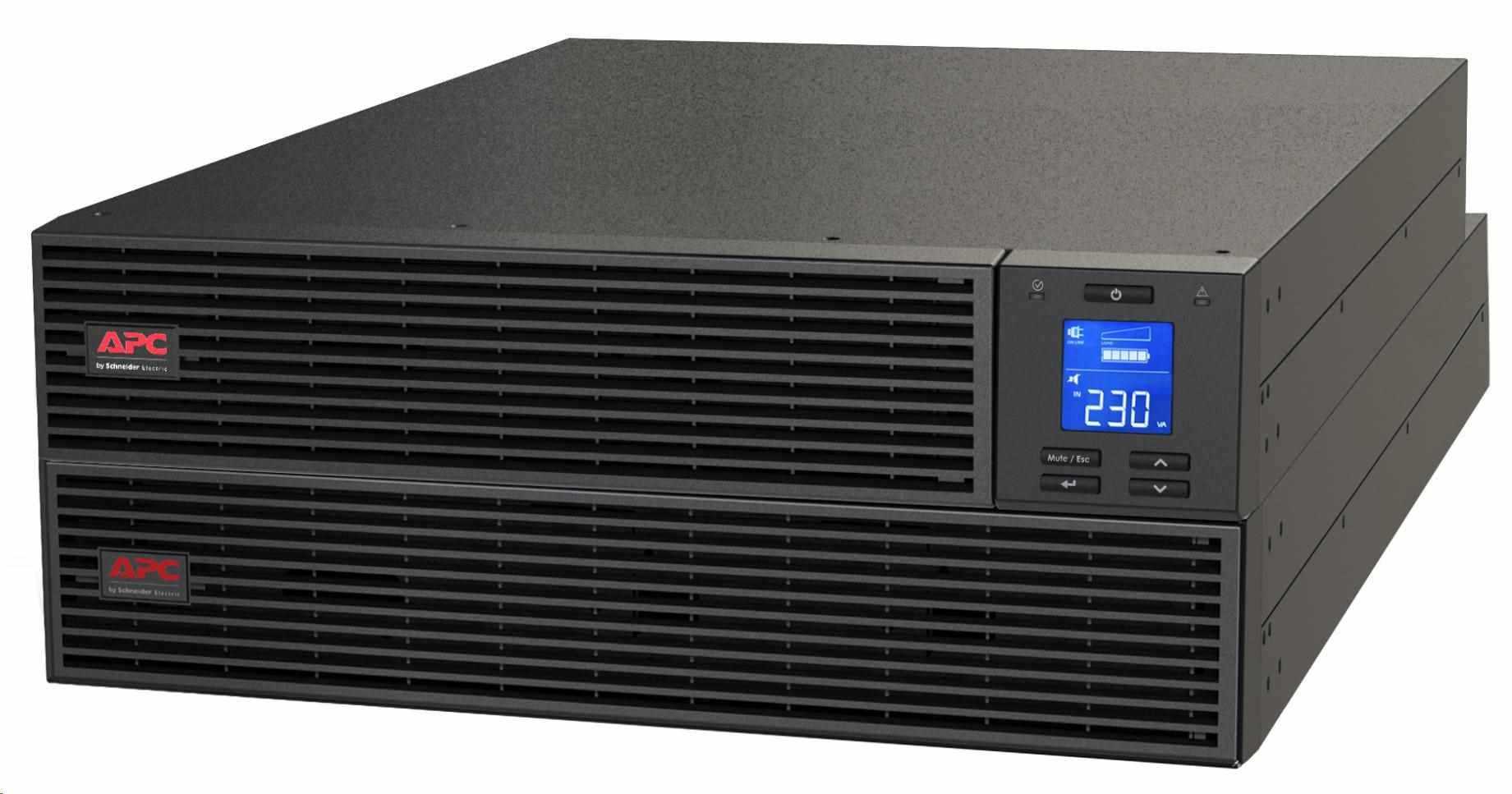 APC BUNDLE SRV5KRIRK Easy UPS SRV RM 5000VA 230V, with RailKit, External Battery Pack, On-line, 4U (5000W)