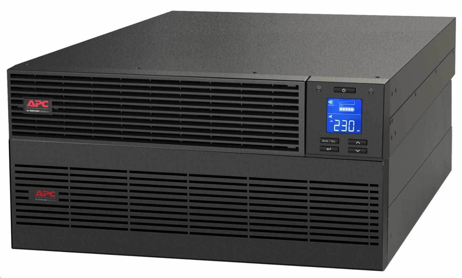 APC BUNDLE SRV5KRILRK  Easy UPS SRV RM 5000VA 230V, with External Battery Pack,with RailKit, On-line, 5U (5000W)
