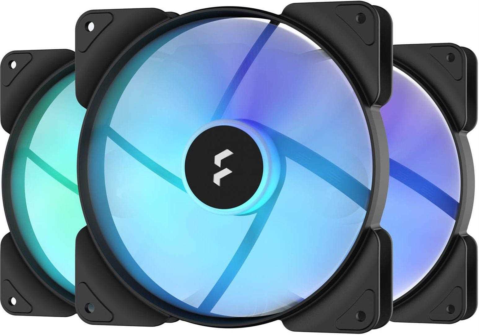 FRACTAL DESIGN ventilátor Aspect 14 RGB PWM Black Frame 3-pack, 140mm