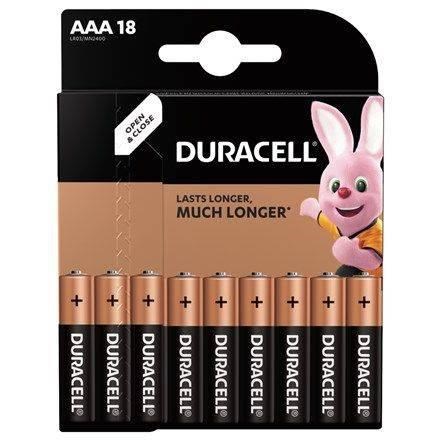 Duracell Basic 2400 K18 AAA Duralock 18pack
