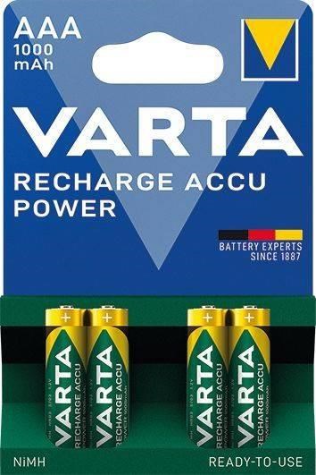 Varta LR03/4BP 1000 mAh Ready to use (Blistr 4ks)