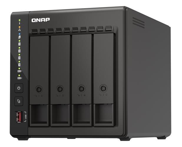 QNAP TS-453E-8G (4C/CeleronJ6412/2,6GHz/8GBRAM/4xSATA/2xM.2/2x2,5GbE/2xUSB2.0/2xUSB3.2/2xHDMI)