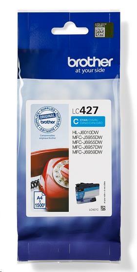BROTHER INK LC-427C - cca 1500 stran, pro MFC-5955 6955 6957 6959 J6010