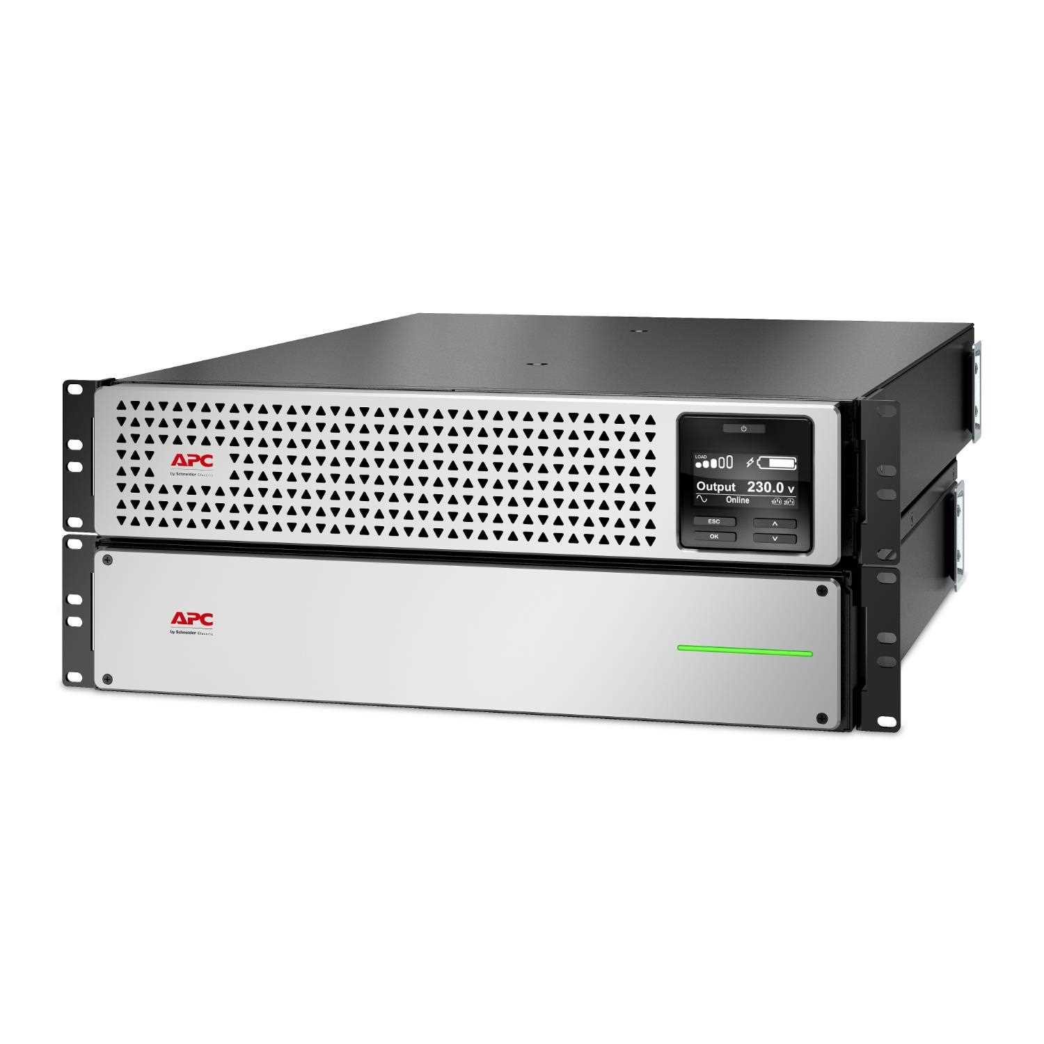 APC BUNDLE SRTL1500RM4UXLI-NC Smart-UPS SRT Li-Ion 1500VA RM 230V, with Netwok Card, 4U, (1350W)