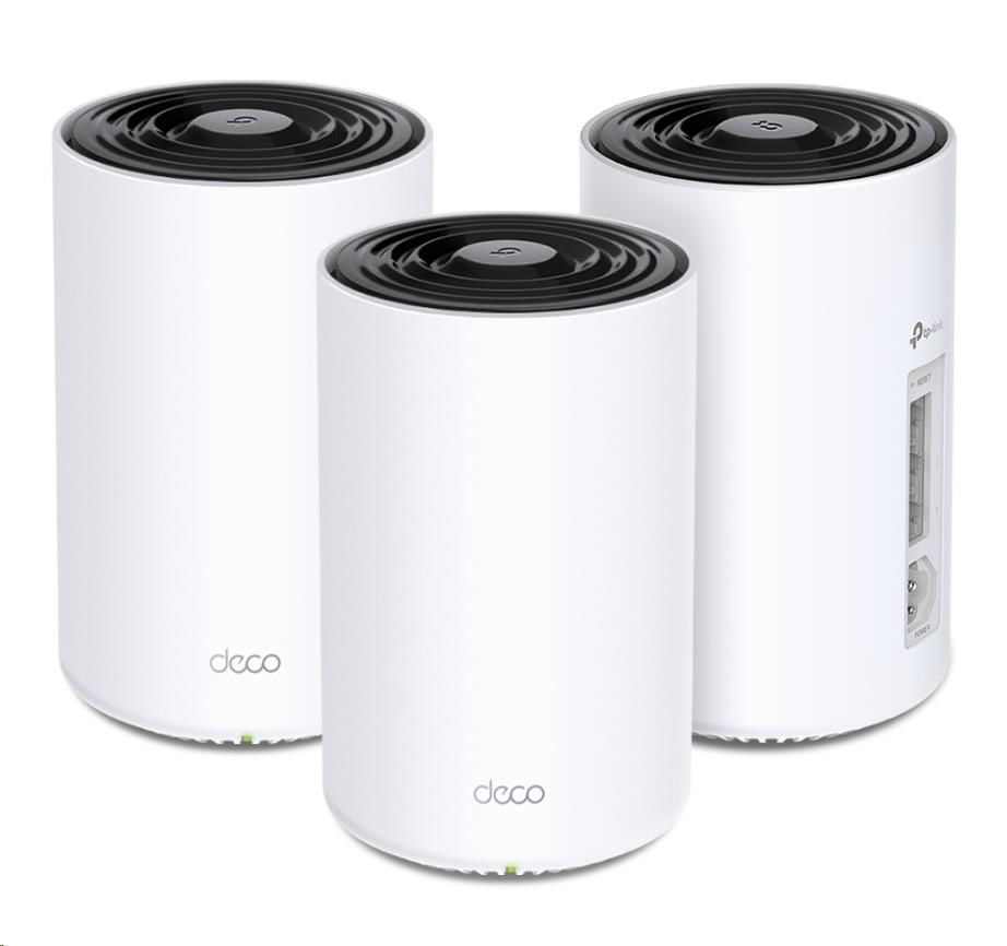 TP-Link Deco PX50(3-pack) WiFi6 Powerline Mesh (AX3000,2,4GHz/5GHz,3xGbELAN/WAN)
