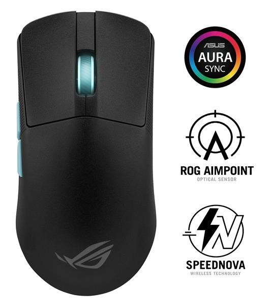 ASUS myš ROG Harpe Ace Aim Lab Edition, Bluetooth, černá