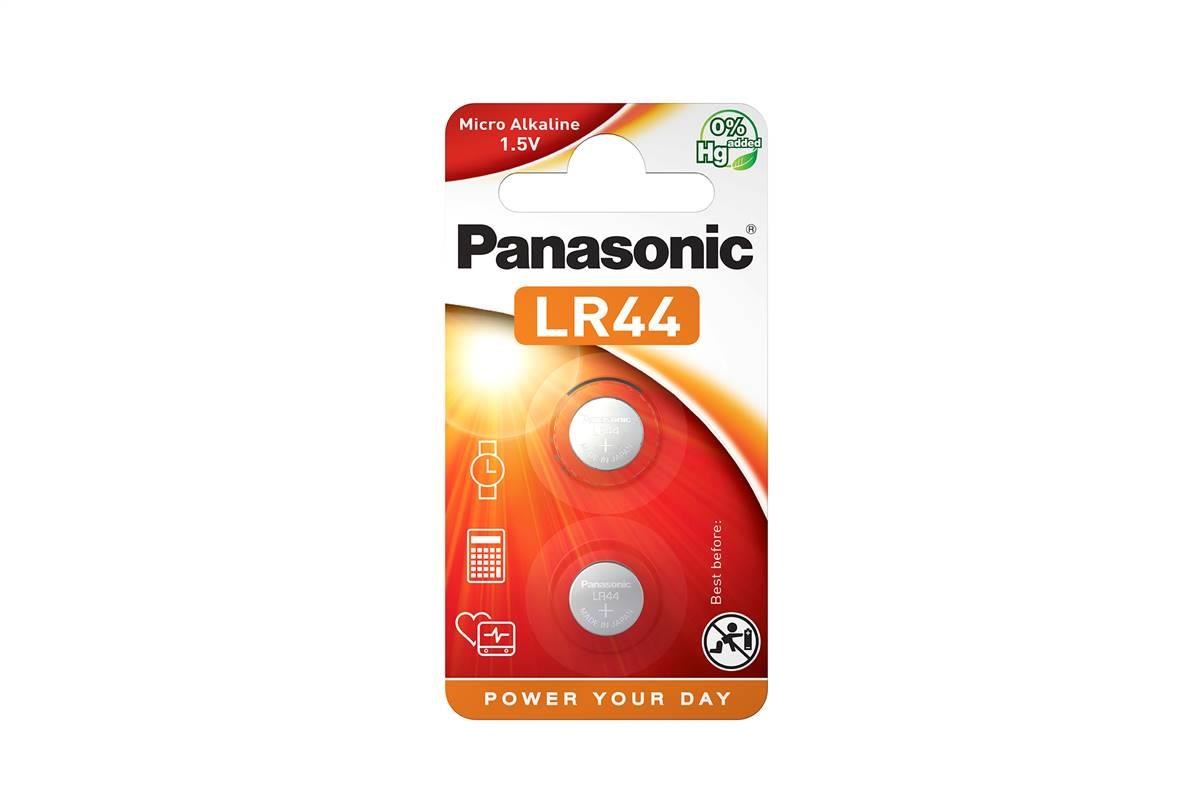 PANASONIC Alkalická MIKRO baterie LR-44EL/2B 1,5V (Blistr 2ks)