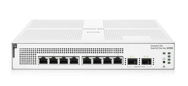 HPE Networking Instant On Switch 8p Gigabit CL4 PoE 2p SFP 124W 1930 (JL681)