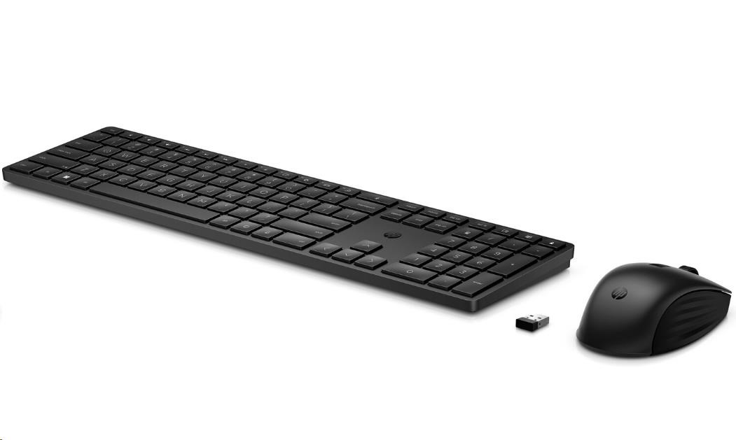 HP 650 Wireless Keyboard & Mouse Black- CZ klávesnice a myš, černá