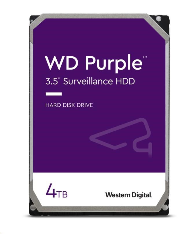 WD PURPLE WD43PURZ 4TB, SATA III 3.5", 256MB, 175MB/s, Low Noise, CMR