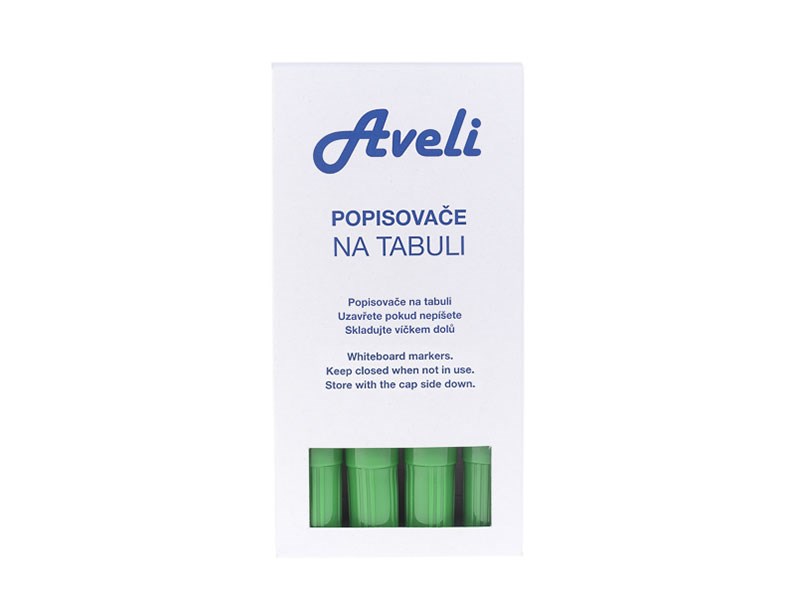 Popisovače sada AVELI zelené