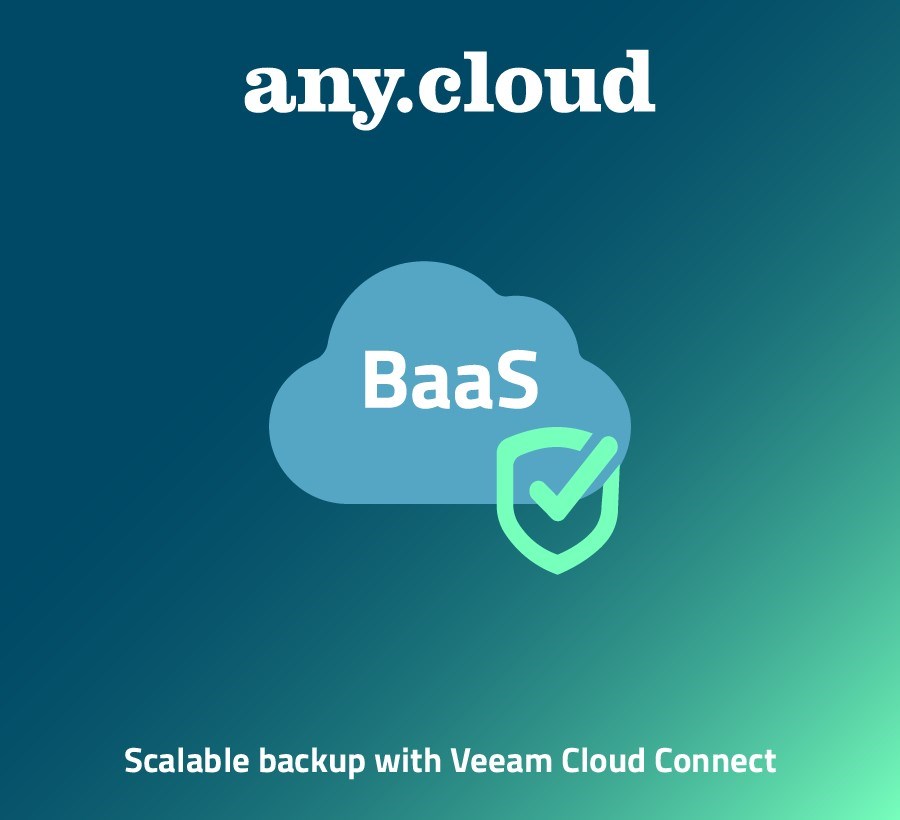 Anycloud BaaS | BaaS for Veeam Storage (1TB/12M)