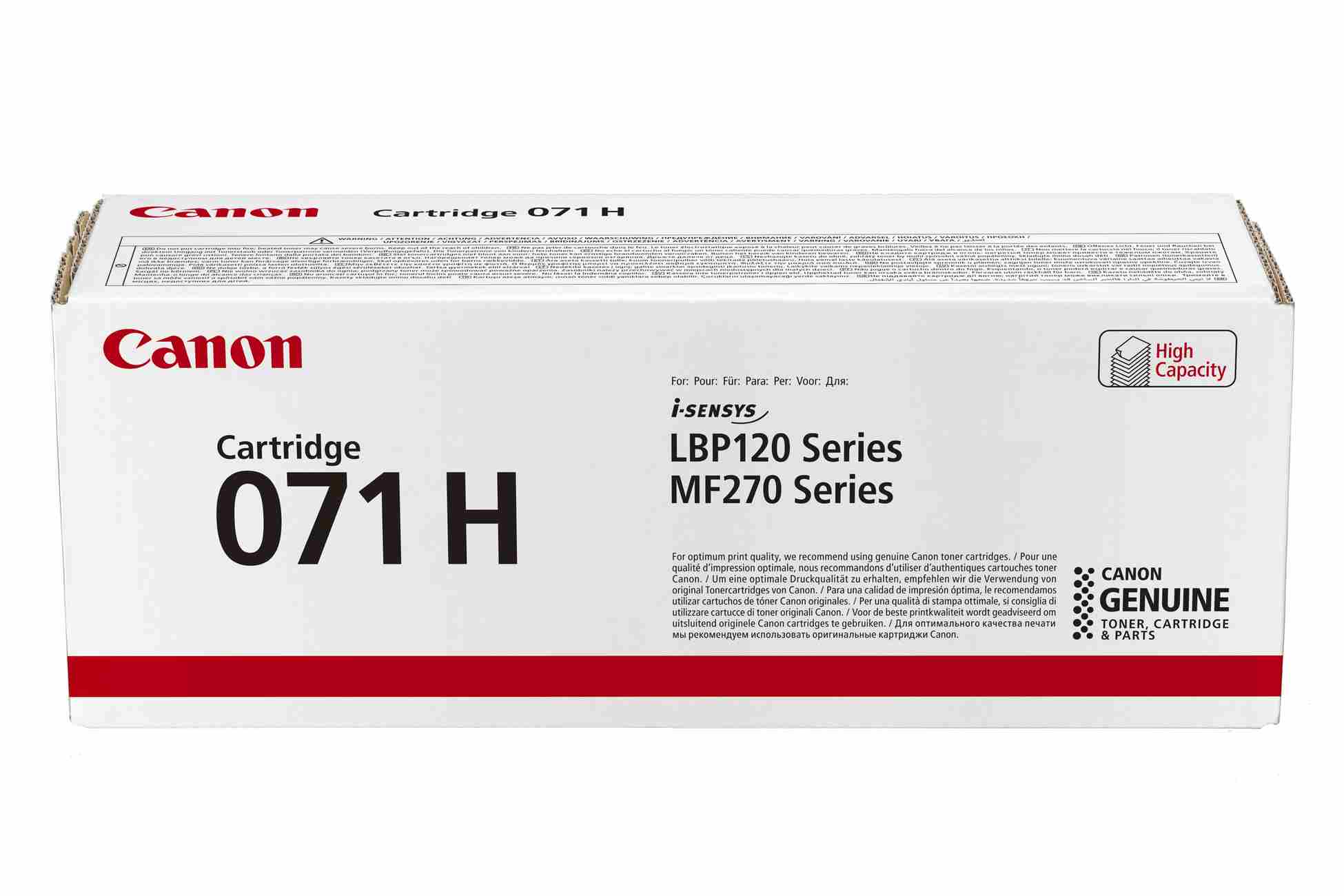 Canon TONER CRG 071H BK černý pro MF275dw, MF272dw, LBP122dw (2 500 str.)