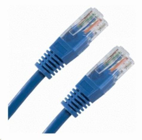 XtendLan patch kabel Cat5E, UTP - 1,5m, modrý