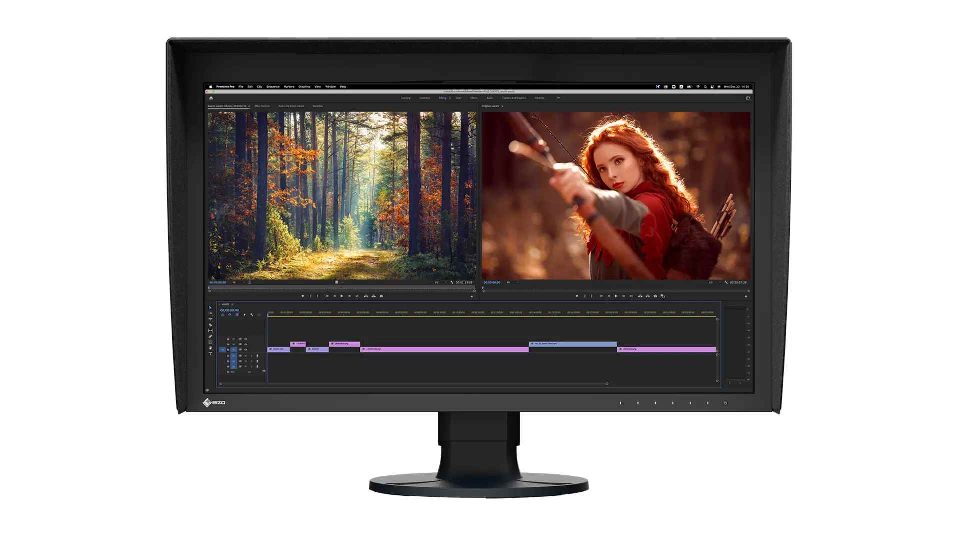 EIZO MT 27" CG2700X ColorEdge, IPS, 3840x2160, 10-bit, 500nit, 1450:1, 13ms, USB-C, DP, HDMI, USB, LAN, autokalibrace