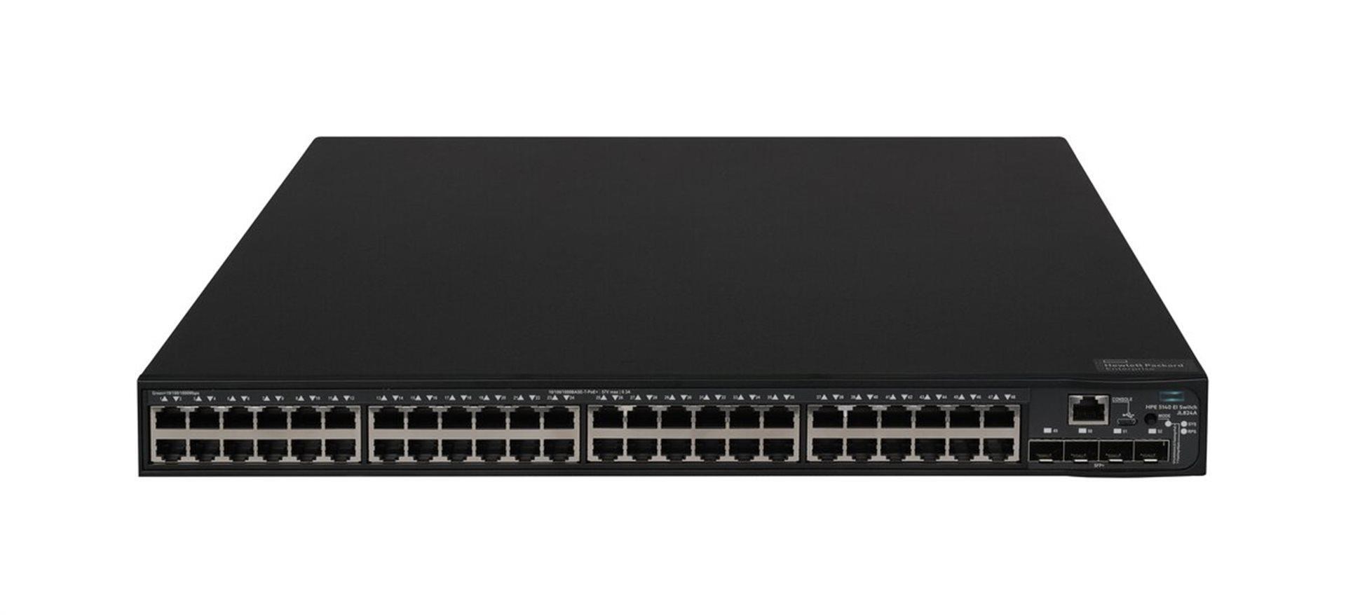 HPE Networking Comware Switch 48G PoE+ 4SFP+ EI 5140 JL824AR RENEW