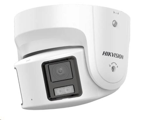 HIKVISION DS-2CD2387G2P-LSU/SL(4MM)(C), 8MPix IP Turret ColorVu AcuSense panoramatická kamera; LED 30m, WDR 130dB, Audio