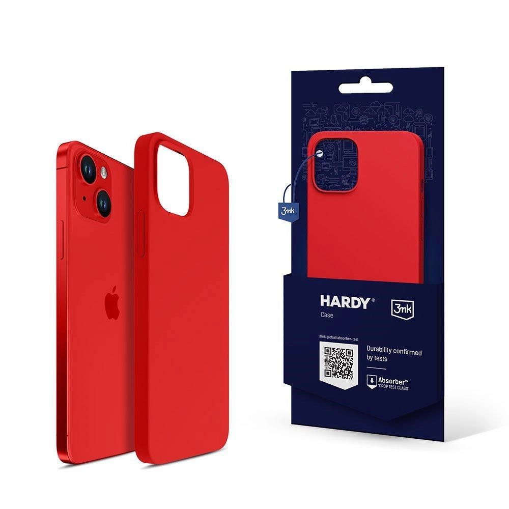 3mk ochranný kryt HARDY Silicone MagCase pro Apple iPhone 13, Red