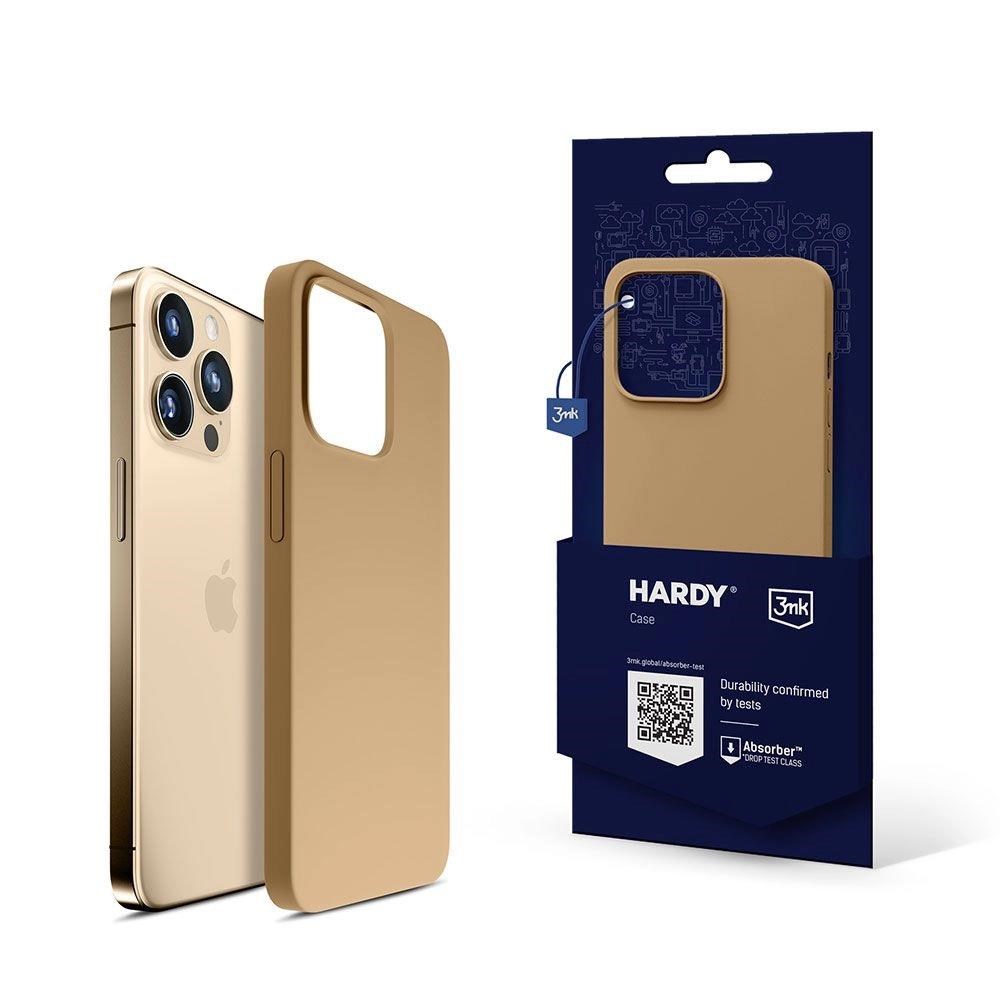 3mk ochranný kryt HARDY Silicone MagCase pro Apple iPhone 14 Pro, Gold