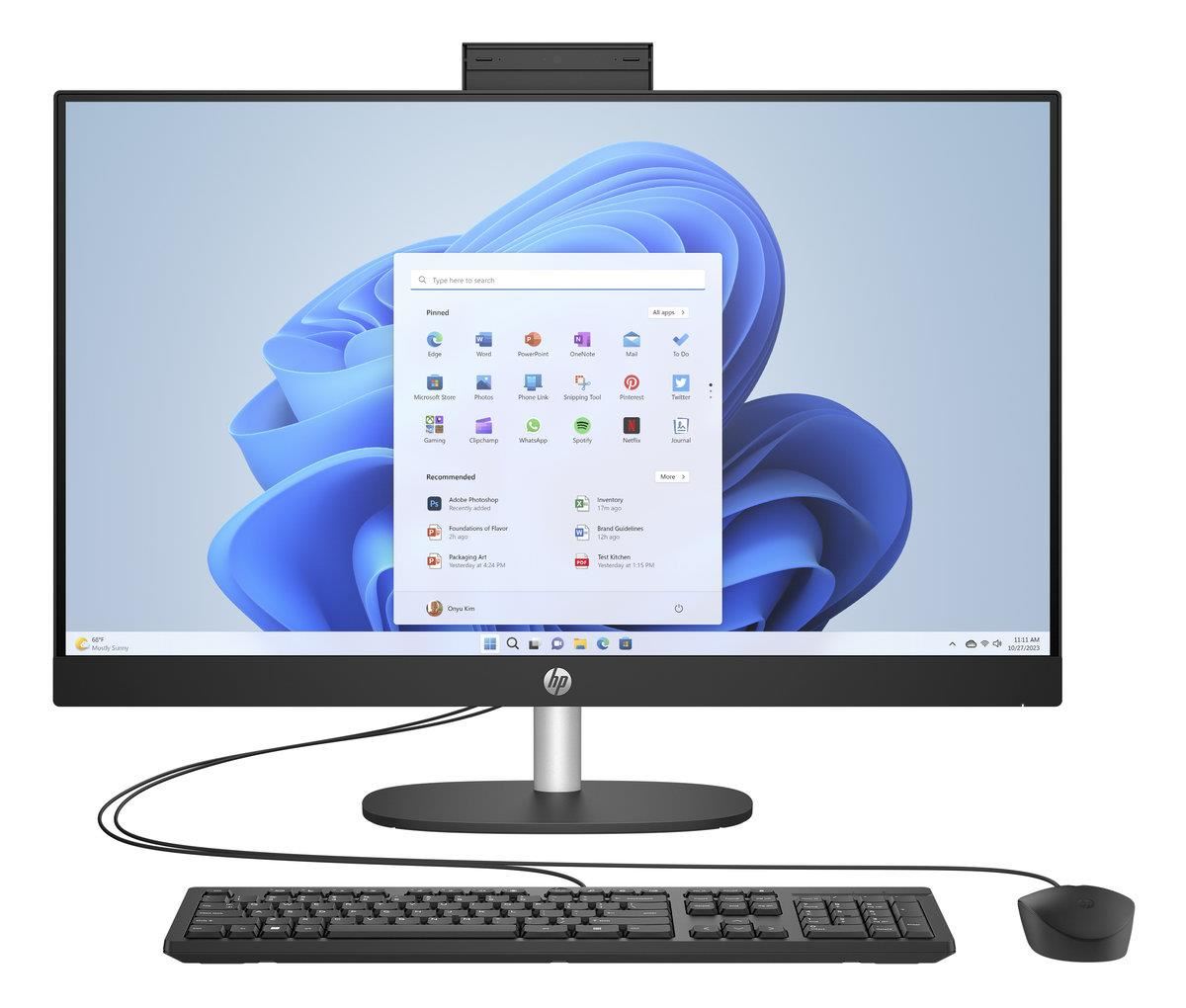 HP AiO 27-cr0004nc, 27" FHD AG IPS,RYZEN 7 7730U, 32GB DDR4 3200, SSD 1TB,  Win11 Home