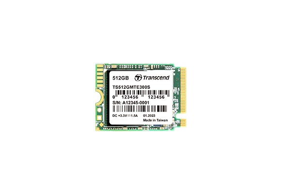 TRANSCEND SSD 300S 512GB, M.2 2230,PCIe Gen3x4, NVMe, 3D TLC, ez DRAM