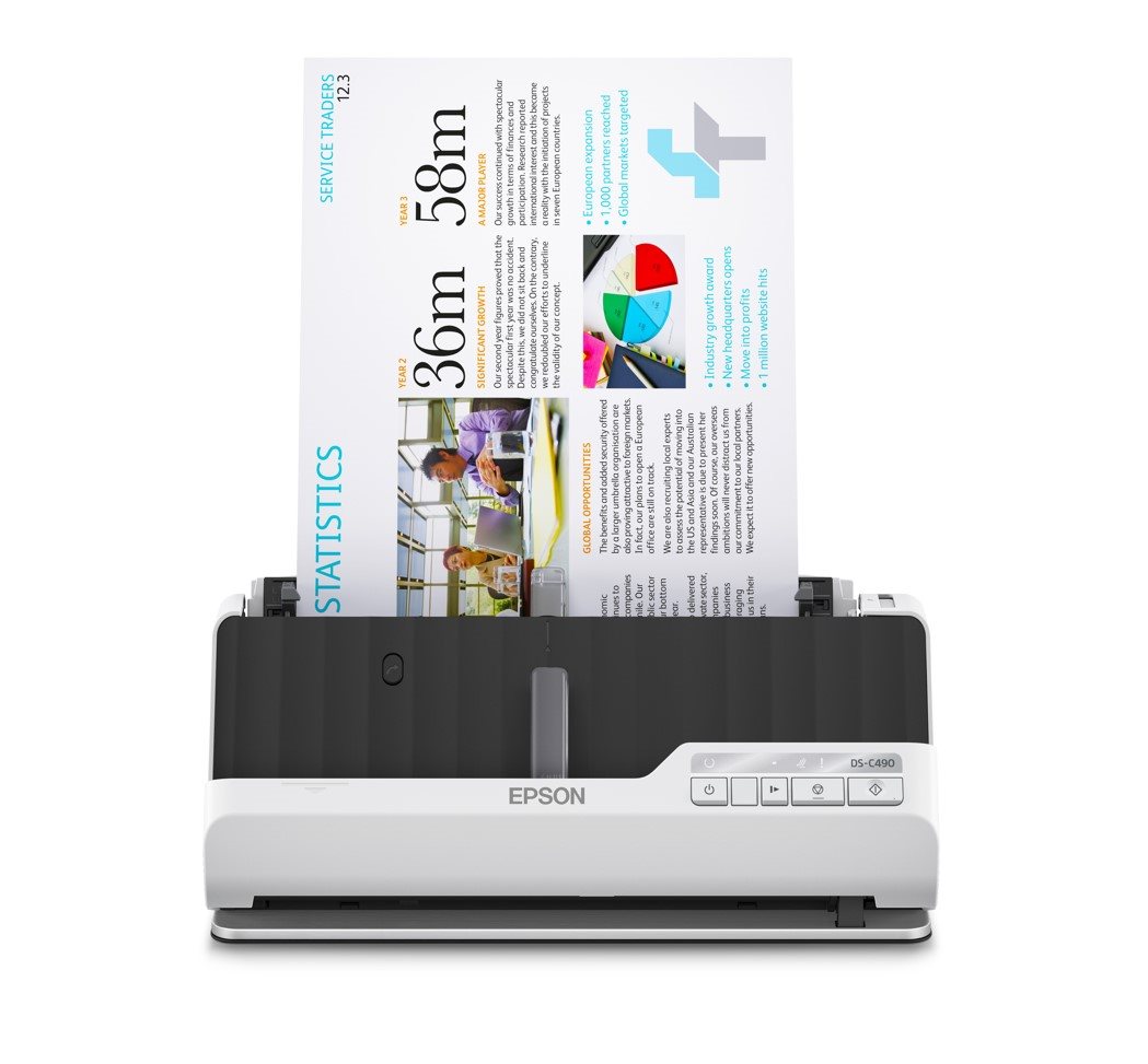 EPSON skener DS-C490, A4, 600x600dpi, USB Záruka 3 let po registraci