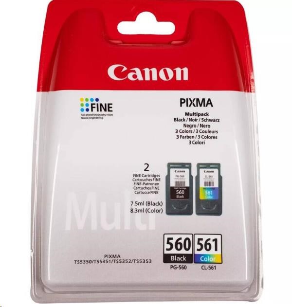 Canon CARTRIDGE PG-560/CL-561 PVP pro PIXMA TS535x, TS535xa, TS745x, TS745xi (180 str.)