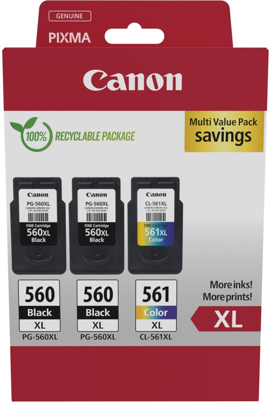 Canon CARTRIDGE PG-560XLx2/CL-561XL MULTI pro PIXMA TS535x, TS535xa, TS745x, TS745xi