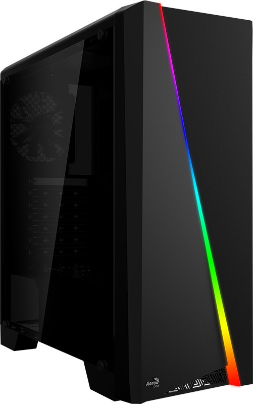 AEROCOOL skříň Cylon, Mid tower, 1x USB 3.0, 2x USB 2.0, 2x audio, bez zdroje