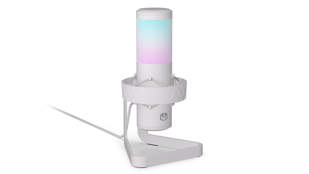 ENDORFY Mikrofon AXIS Streaming Onyx White, USB, 3.5mm jack, bílá