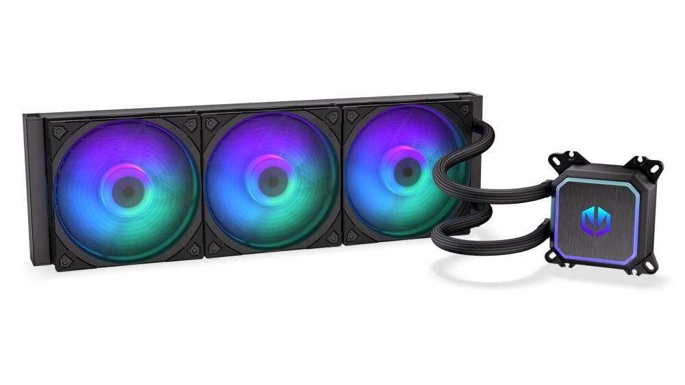 ENDORFY Vodní chladič Navis F360 ARGB, 3x120mm, LGA1851, AM5, černá