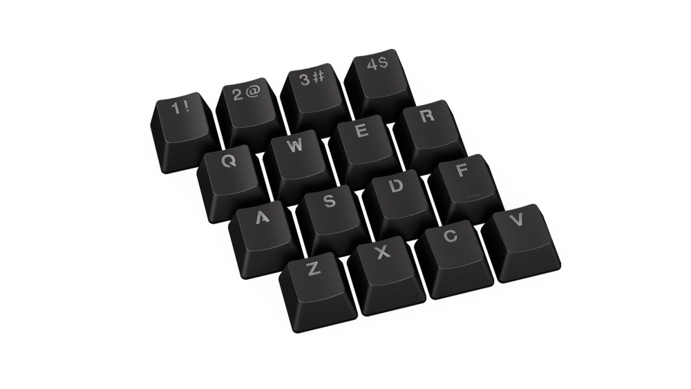 ENDORFY Klávesy PBT Double shot, černá