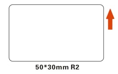 Niimbot štítky R 50x30mm 230ks White pro B21, B21S, B3S, B1