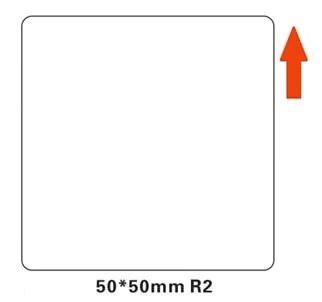 Niimbot štítky R 50x50mm 150ks White pro B21, B21S, B3S, B1