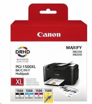 Canon CARTRIDGE PGI-1500XL multipack pro Maxify MB2050, MB2150, MB2350, MB2750 a MB2755 ( 780 str.)