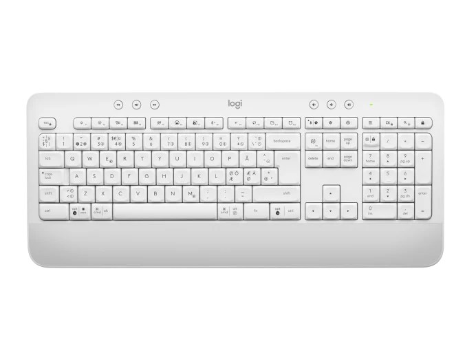 Logitech Klávesnice Signature K650, CZ-SK, bílá/šedá