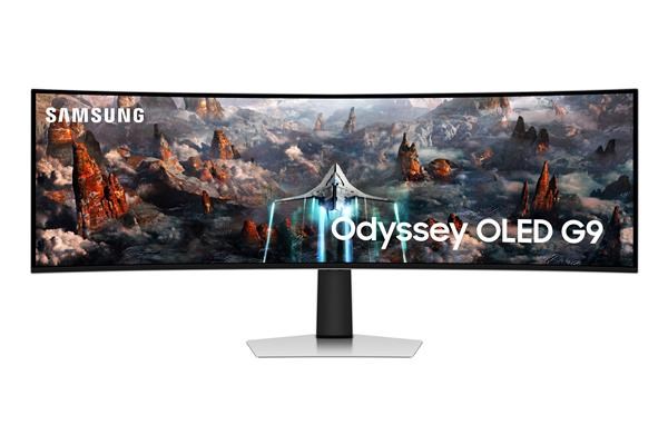 SAMSUNG MT LED LCD 49" Odyssey OLED G9(G93SC) LS49CG934SUXEN -prohnutý,OLED,Double QHD, 5120x1440, 0,03ms, 240Hz
