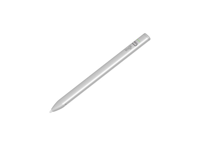 Logitech pero Crayon digitální pero pro iPad, USB-C, EMEA, stříbrná