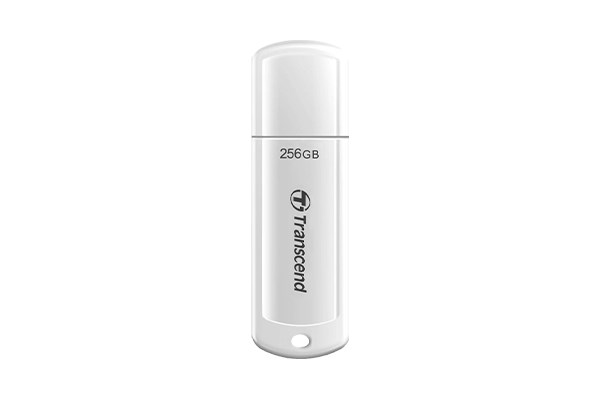 TRANSCEND Flash Disk 256GB JetFlash 730, USB 3.1, bílá